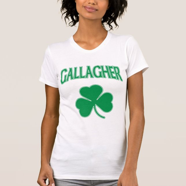 T-shirt Irlandais populaire de famille de Gallagher (Devant)