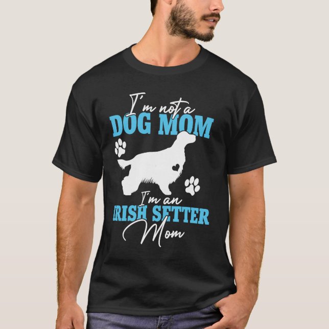 T-shirt Irlandais Setter Chien Maman Femmes pour Chien Cut (Devant)