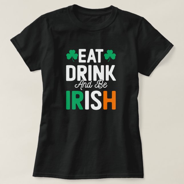 T-shirt irlandais St Patrick (Design devant)