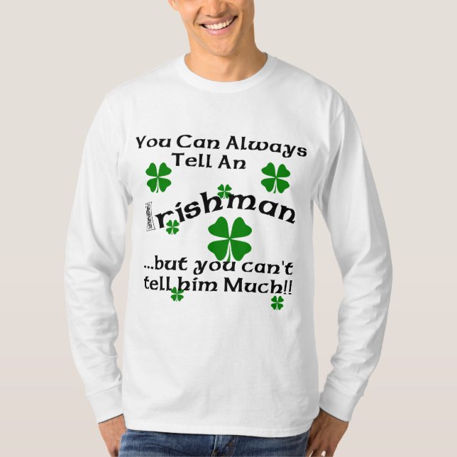 T-shirt Irlandais - vous pouvez toujours dire… (Devant)