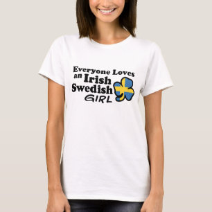 T-shirt Irlandaise suédoise fille