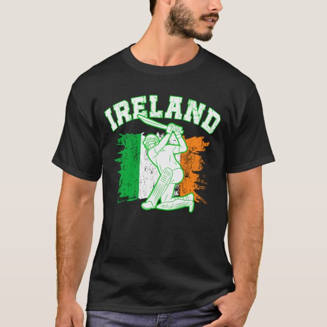 T-shirt Irlande Cricket Player Cricket Sport (Devant)