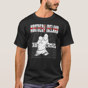 T-shirt Irlande du Nord tennis de table Northern Irish Pin