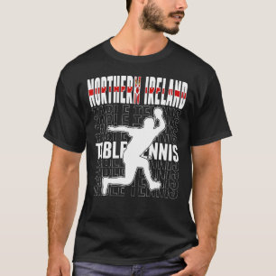 T-shirt Irlande du Nord tennis de table Northern Irish Pin