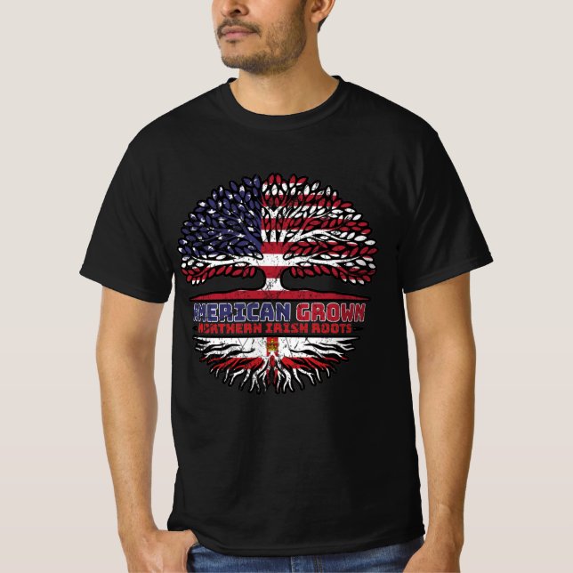 T-shirt Irlande du Nord Ulster États-Unis Amérique États-U (Devant)
