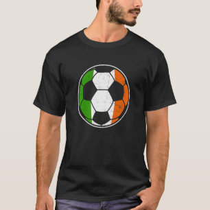 T-shirt Irlande Football Monde Football Irlandais Fan Pays
