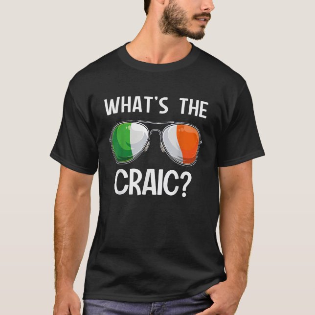 T-shirt Irlande St Patrick's Day Party Irish What's The Cr (Devant)