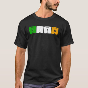 T-shirt IRLANDE Tableau périodique des éléments Ir I S H