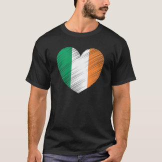 T-shirt Irlande vintage Irlande Irlandaise Flag Pride sout