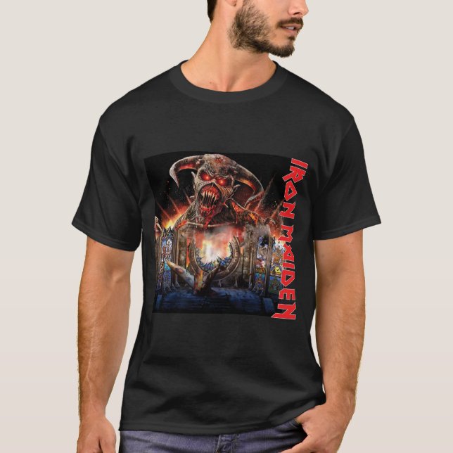 T-shirt Iron Maiden Eddie diable (Devant)
