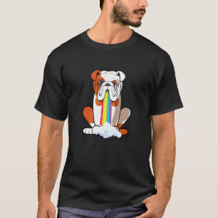T-shirt Irradiez de la Positivité Chien Arc-en-Ciel Boul