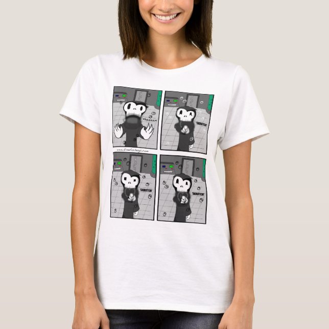 T-shirt irritant de coeur (Devant)