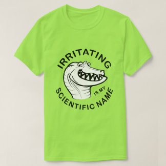 T-shirt Irritator Trollface (texte)