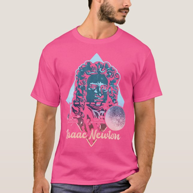 T-shirt Isaac Newton Physicien de gravitation Physique Sci (Devant)