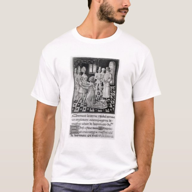 T-shirt Isabella de la France, reine d'Angleterre (Devant)
