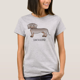 T-shirt Isabella Et Tan Cheveux Courte Chien Et Texte
