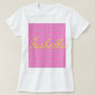 T-shirt Isabella Signature Nom Motif