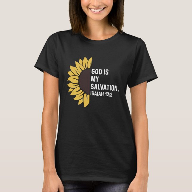 T-shirt Isaiah 122 12 2 God Jesus Religious Quote Christia (Devant)