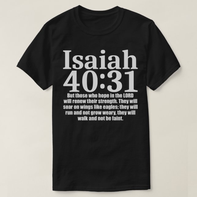 T-shirt Isaïe 4031 1 (Design devant)