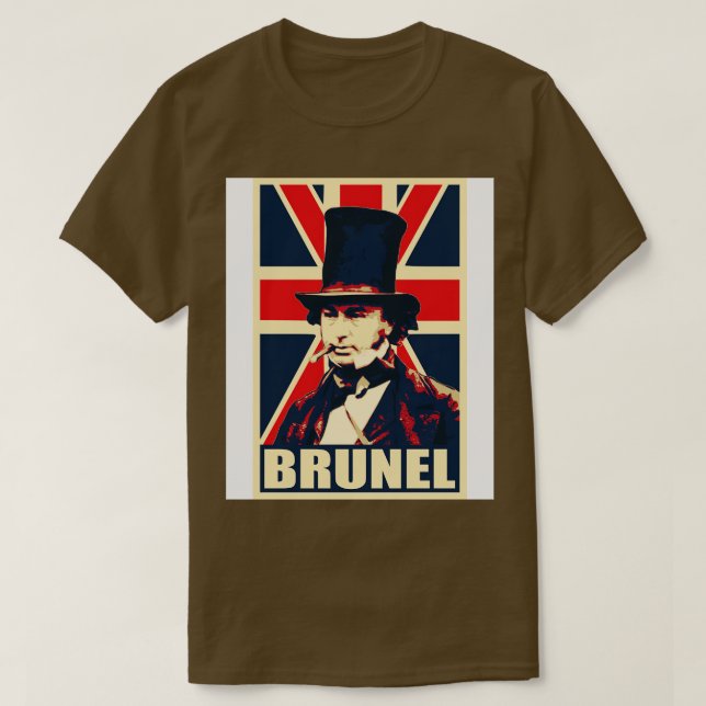 T-shirt Isambard Kingdom Brunel 1 (Design devant)