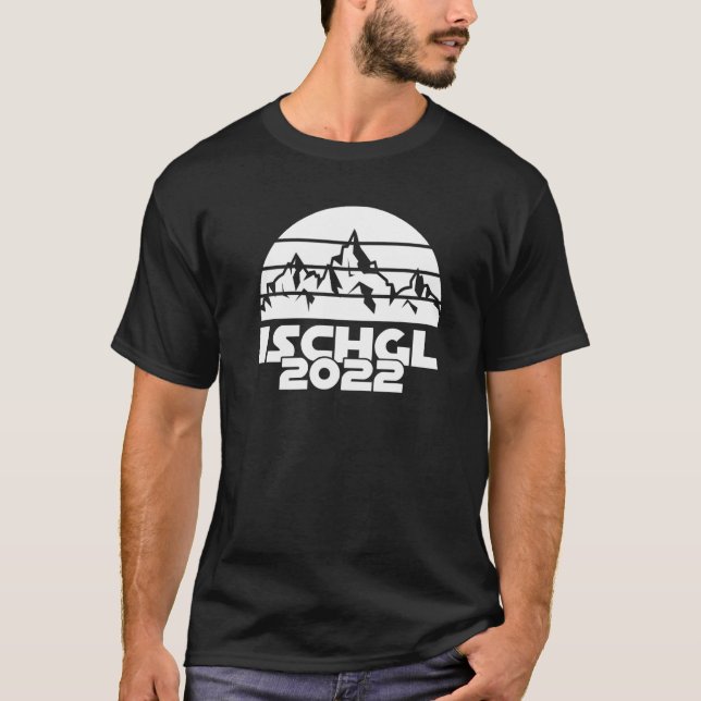 T-shirt Ischgl 2022 Vacances ski (Devant)