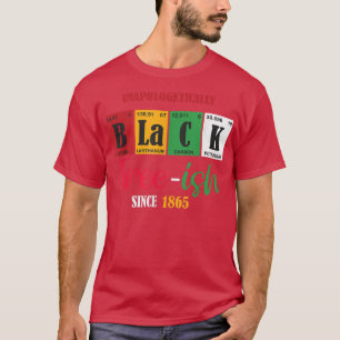 T-shirt Ish sans noir sans excuses depuis 1865 Femmes M