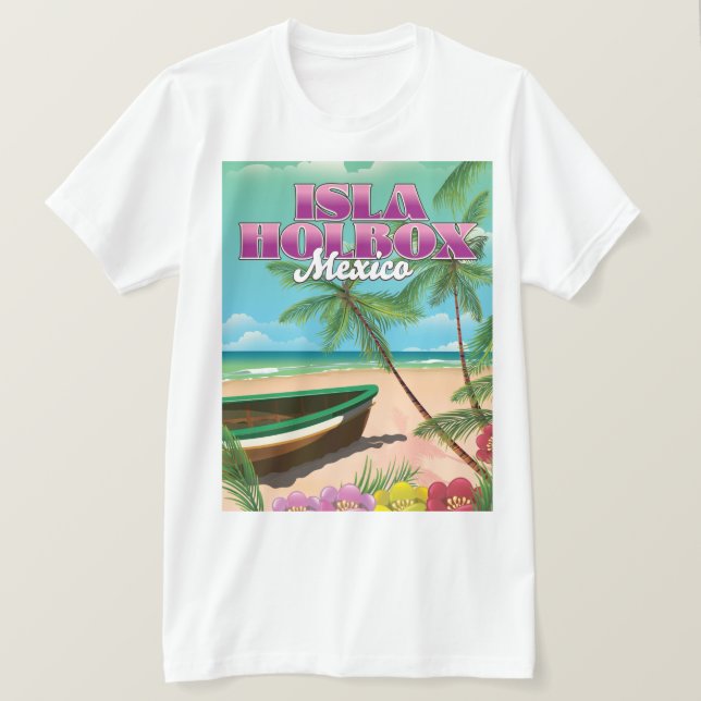 T-shirt Isla Holbox Mexique (Design devant)