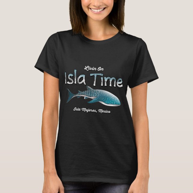 T-shirt Isla Mujeres Île Mexico Près De Cancun (Devant)