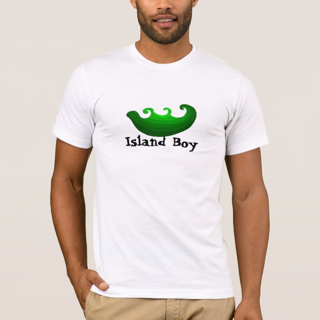 T-shirt Island Boy Ocean Waves (Devant)