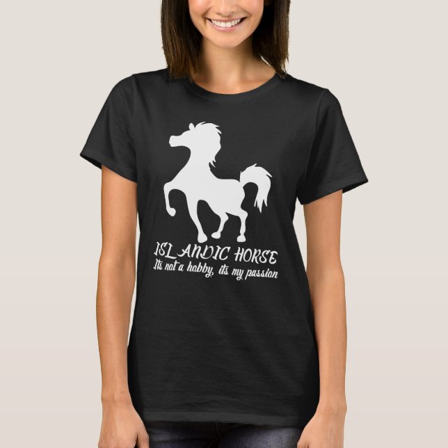 T-shirt Islandais Horse My Passion Islandais (Devant)