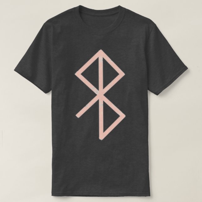 T-shirt Islandais magique stave peace 3 (Design devant)