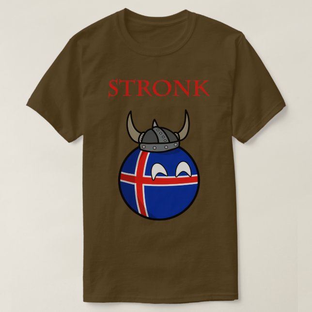 T-shirt Islande Stronk (Design devant)