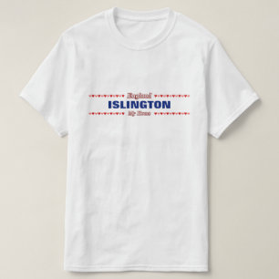 T-shirt ISLINGTON - Ma maison - Angleterre ; Coeurs rouges
