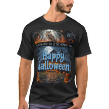 Isolde la chouette, Joyeux Halloween - Bleu