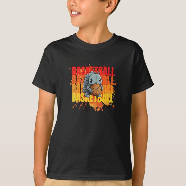 T-shirt Isopod Jouer au basket-ball (Devant)
