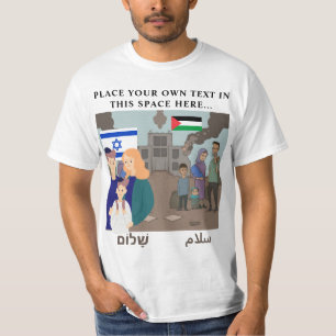 T-shirt Israël - Guerre de Palestine "FAMILLE DE LA PAIX" 