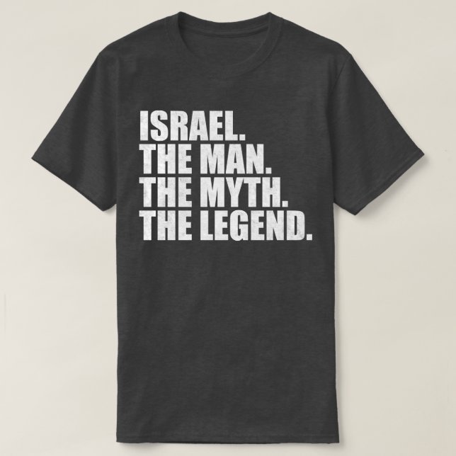 T-shirt IsraelIsrael Nom donné (Design devant)