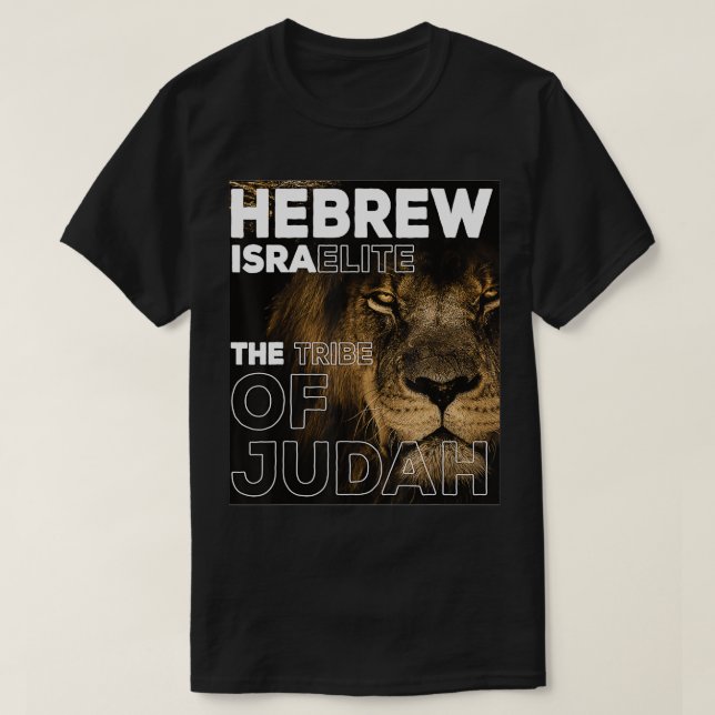T-shirt Israélite hébraïque La tribu de Juda (Design devant)