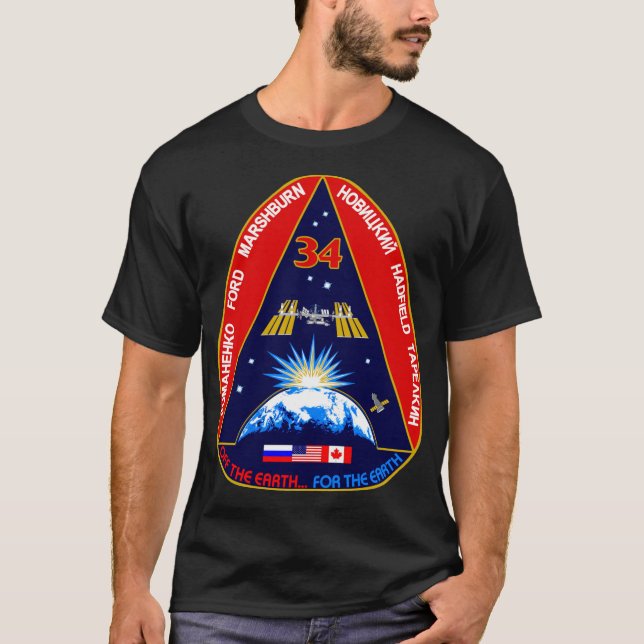 T-shirt ISS Exp 34 (Devant)
