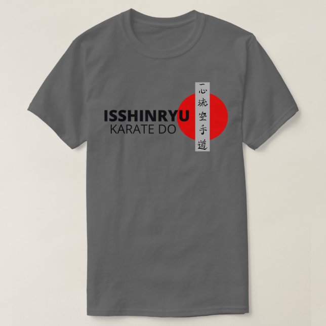 T-SHIRT ISSHINRYU KARATE DO RISING SUN (Design devant)