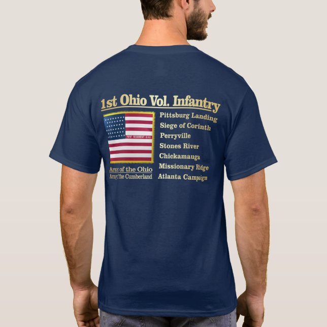 T-shirt Ist Ohio Volunteer Infantry (BH) (Dos)