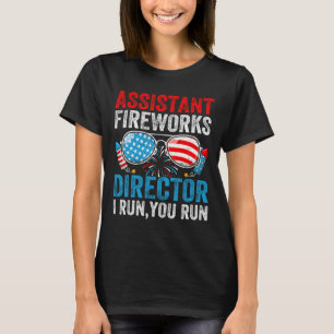 T-shirt Istant Feu d'artifice Directeur Drôle 4 juillet Ho
