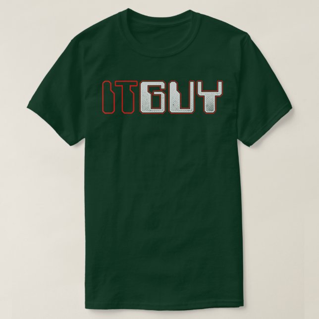 T-shirt IT Guy Programmer Tech Support Développeur Coder N (Design devant)