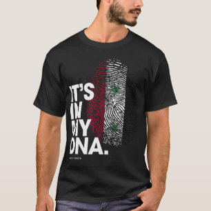 T-shirt IT_S DANS MON ADN Syrie Drapeau Chemise racines sy