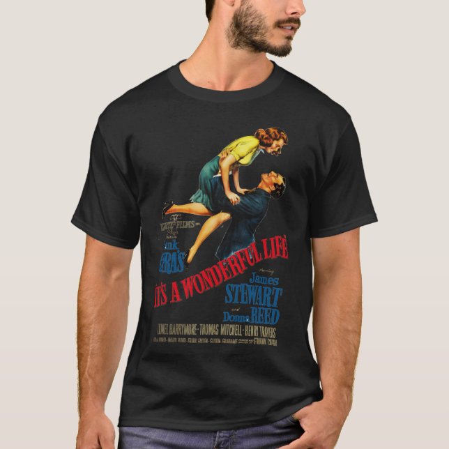 T-shirt It&x27 ; s a Wonderful Life (1946) - Art Classic (Devant)