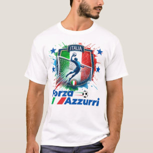T-shirt Italia Calcio 4 Stelle