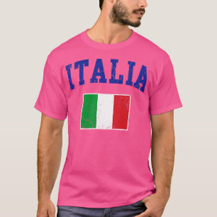 T-shirt Italia Drapeau Famille Patrimoine Italien Italie V