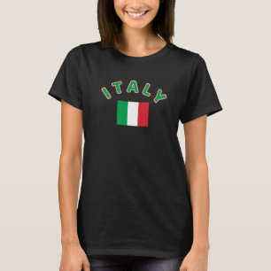 T-shirt Italia Drapeau Italie Vacances Italie Fierté Itali
