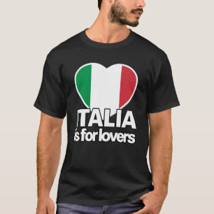 T-shirt ITALIA est pour Fier Drapeau Italien Italie Coeur