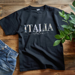 T-shirt Italia majolica design, vacances italiennes modern